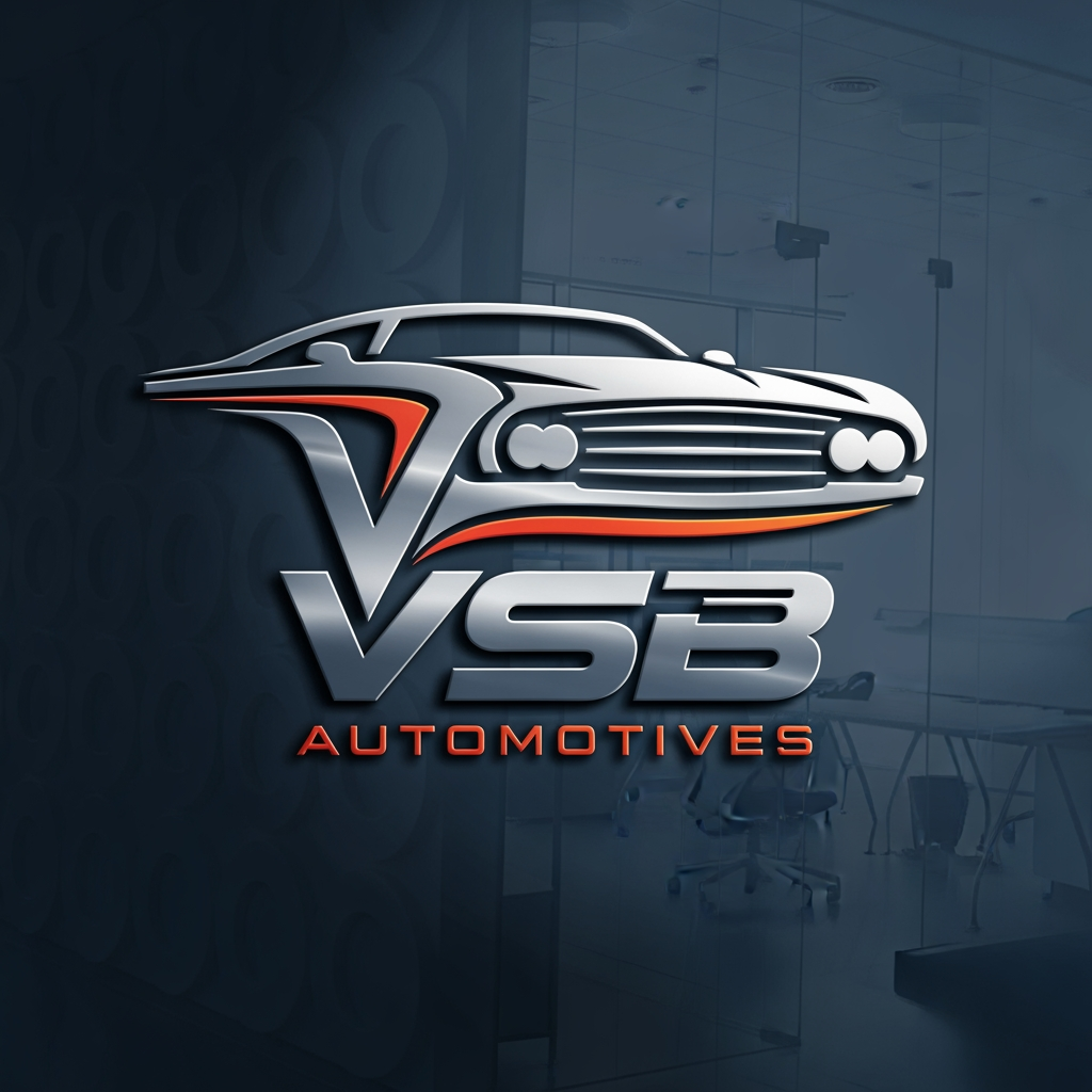 AI Design for i have my automotives business which is known as vsb automotives please provide me ideas for making logo of "VSB automotives"