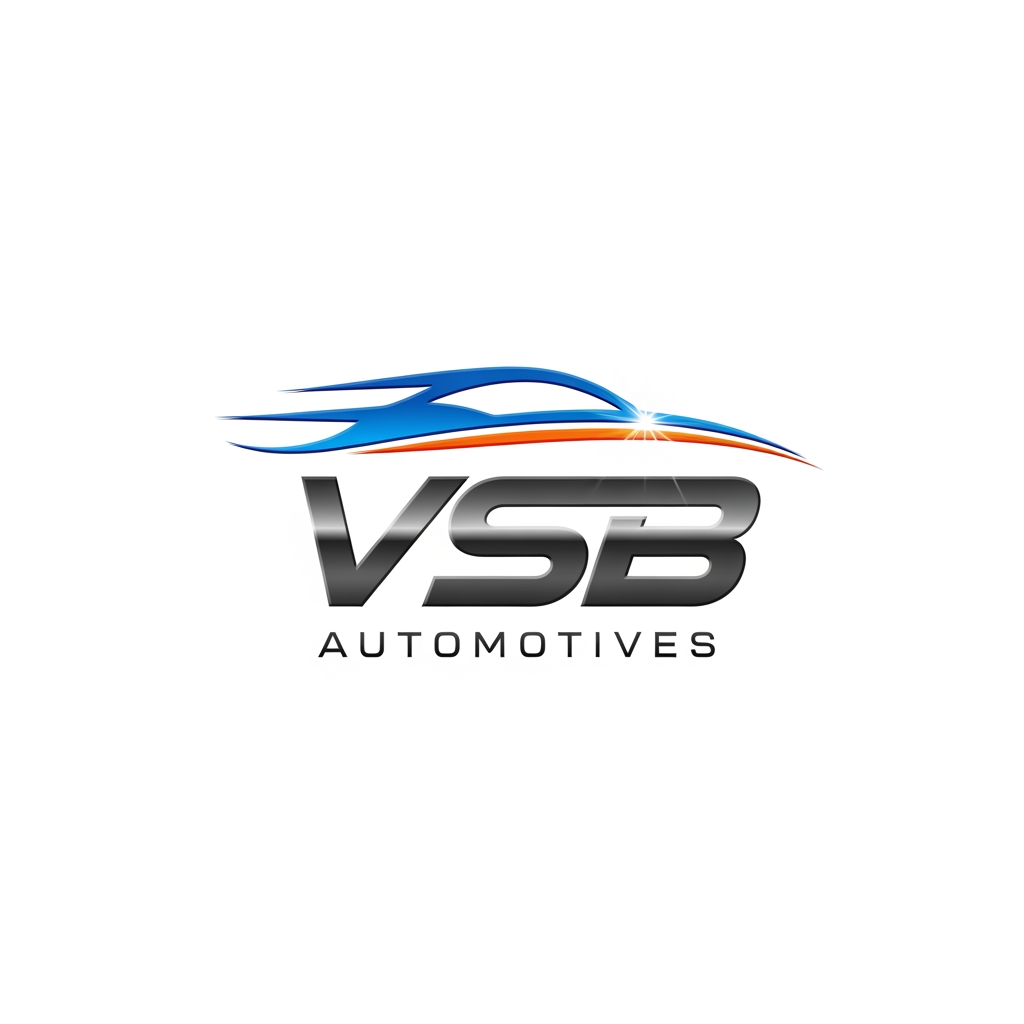 AI Design for i have my automotives business which is known as vsb automotives please provide me ideas for making logo of "VSB automotives"