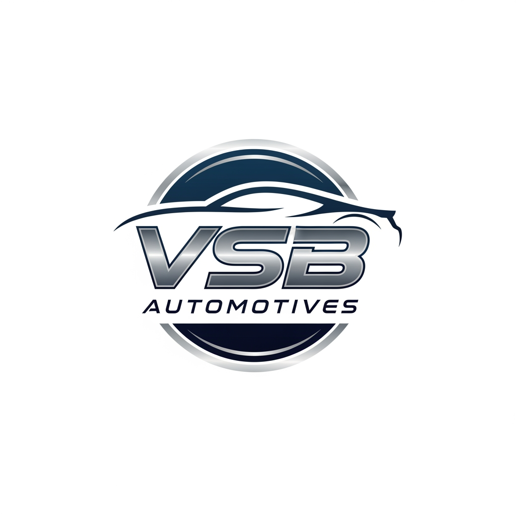 AI Design for i have my automotives business which is known as vsb automotives please provide me ideas for making logo of "VSB automotives"