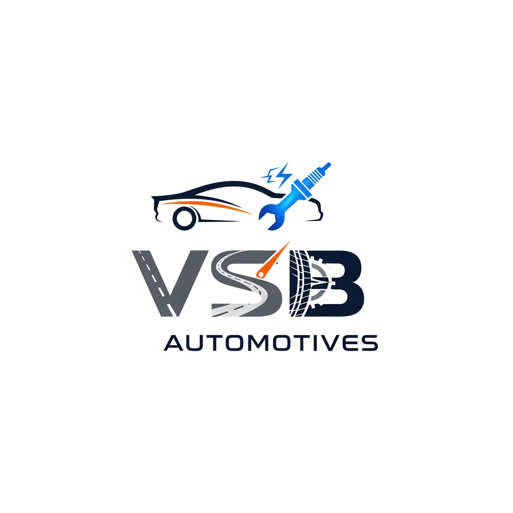AI Design for i have my automotives business which is known as vsb automotives please provide me ideas for making logo of "VSB automotives"