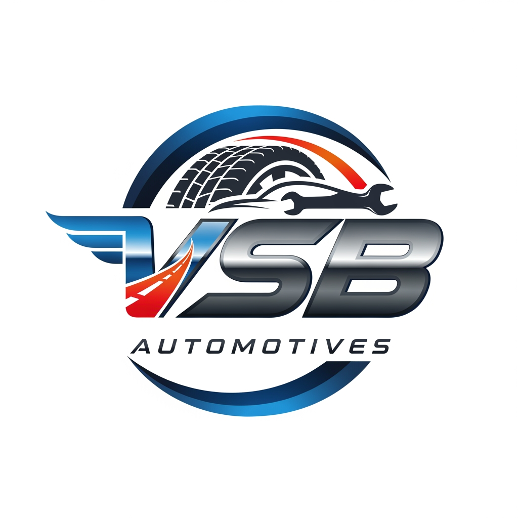 AI Design for i have my automotives business which is known as vsb automotives please provide me ideas for making logo of "VSB automotives"