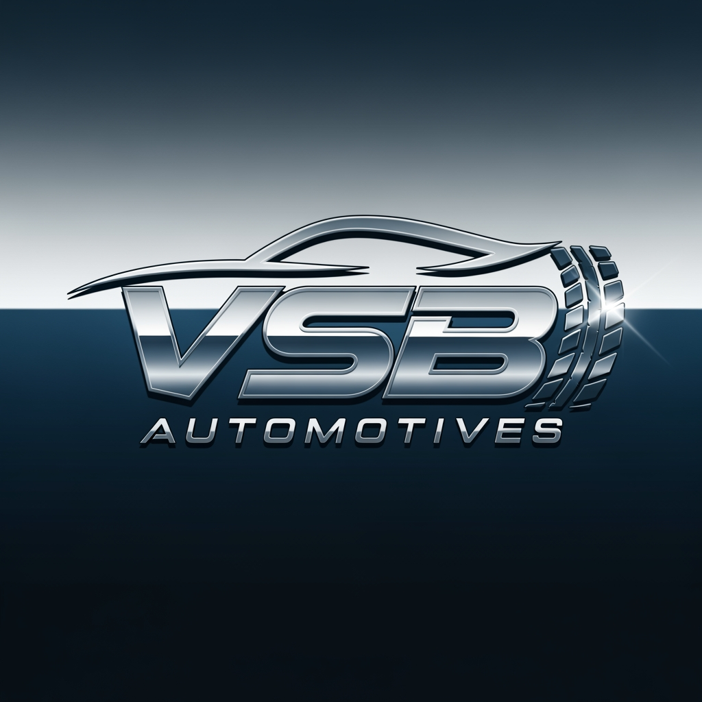 AI Design for i have my automotives business which is known as vsb automotives please provide me ideas for making logo of "VSB automotives"