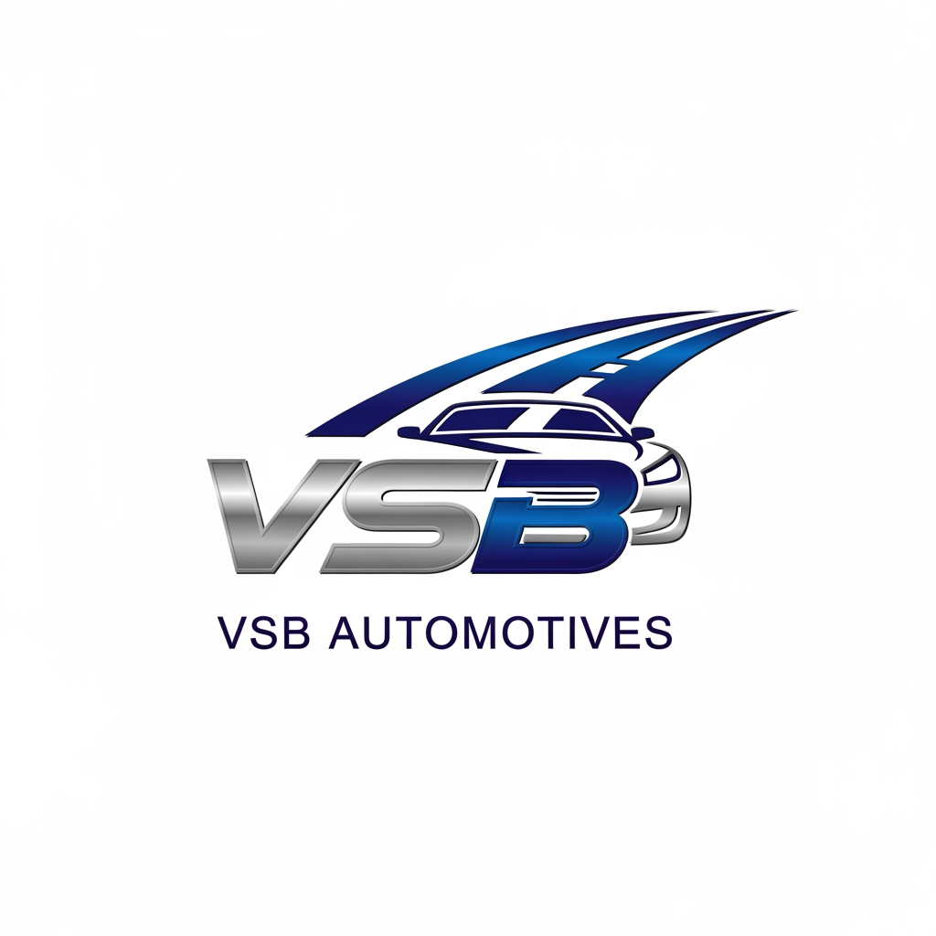 AI Design for i have my automotives business which is known as vsb automotives please provide me ideas for making logo of "VSB automotives"