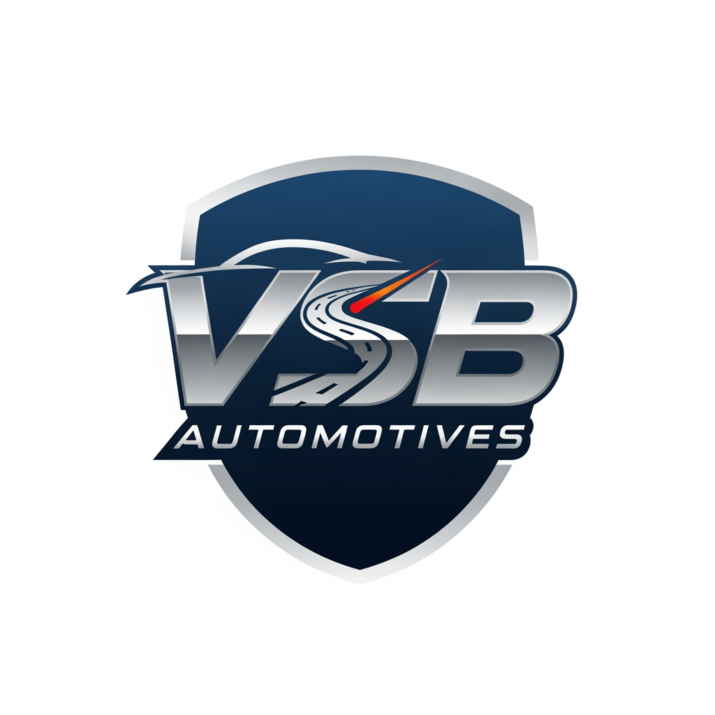 AI Design for i have my automotives business which is known as vsb automotives please provide me ideas for making logo of "VSB automotives"