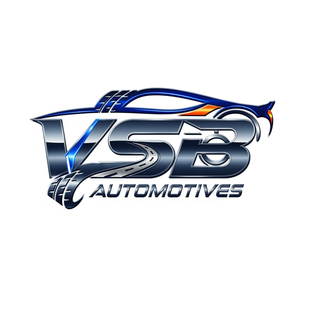 AI Design for i have my automotives business which is known as vsb automotives please provide me ideas for making logo of "VSB automotives"