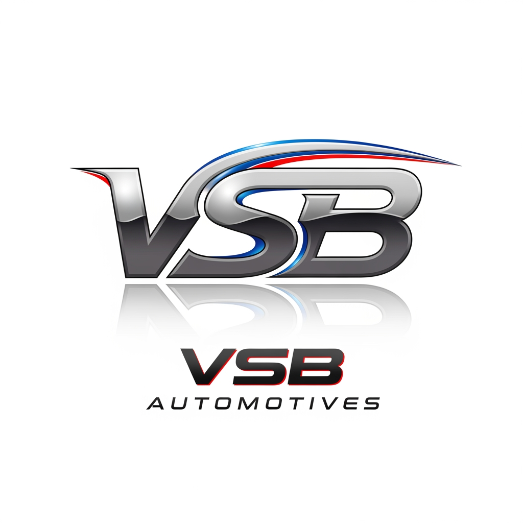 AI Design for i have my automotives business which is known as vsb automotives please provide me ideas for making logo of "VSB automotives"