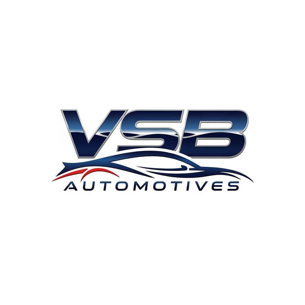 AI Design for i have my automotives business which is known as vsb automotives please provide me ideas for making logo of "VSB automotives"