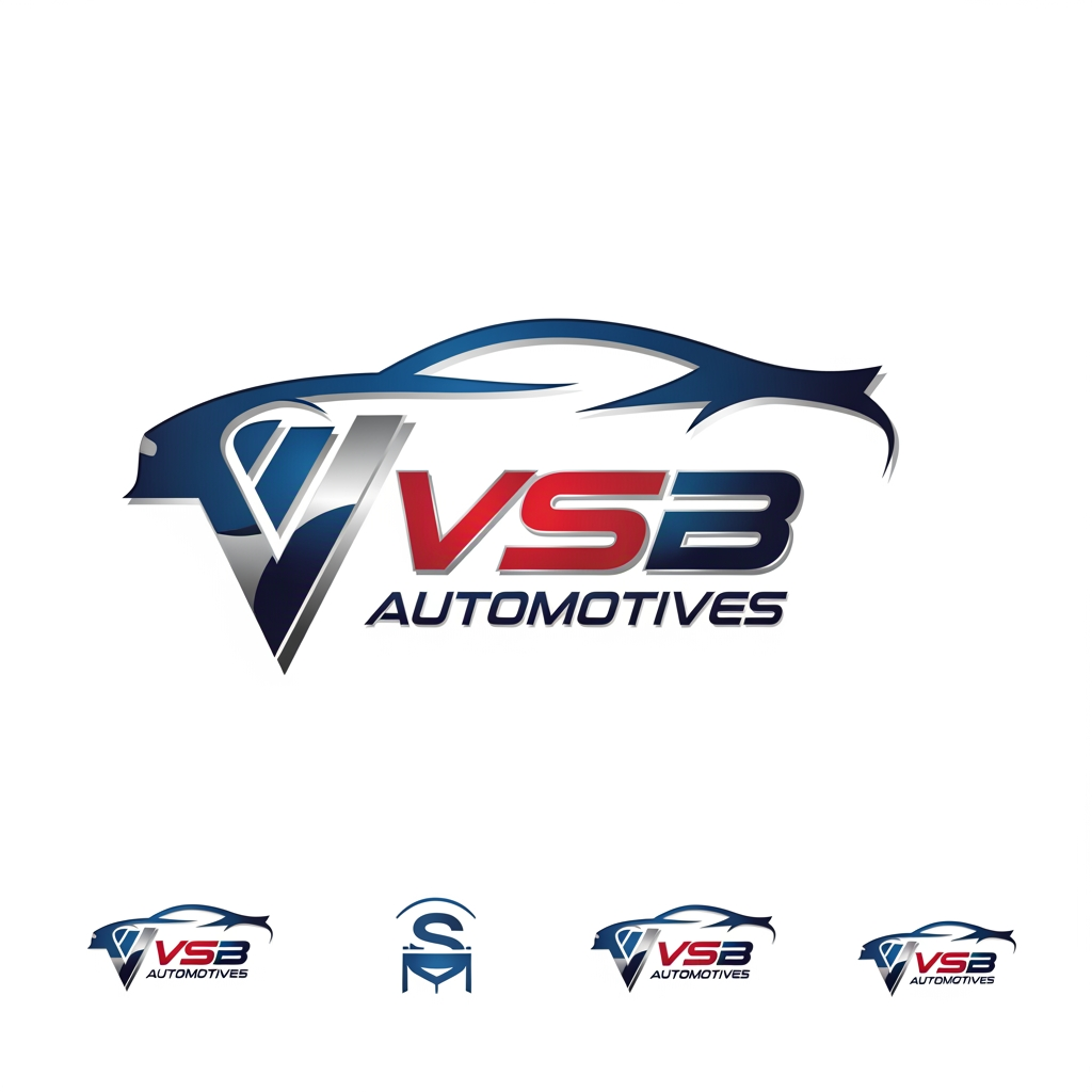 AI Design for i have my automotives business which is known as vsb automotives please provide me ideas for making logo of "VSB automotives"