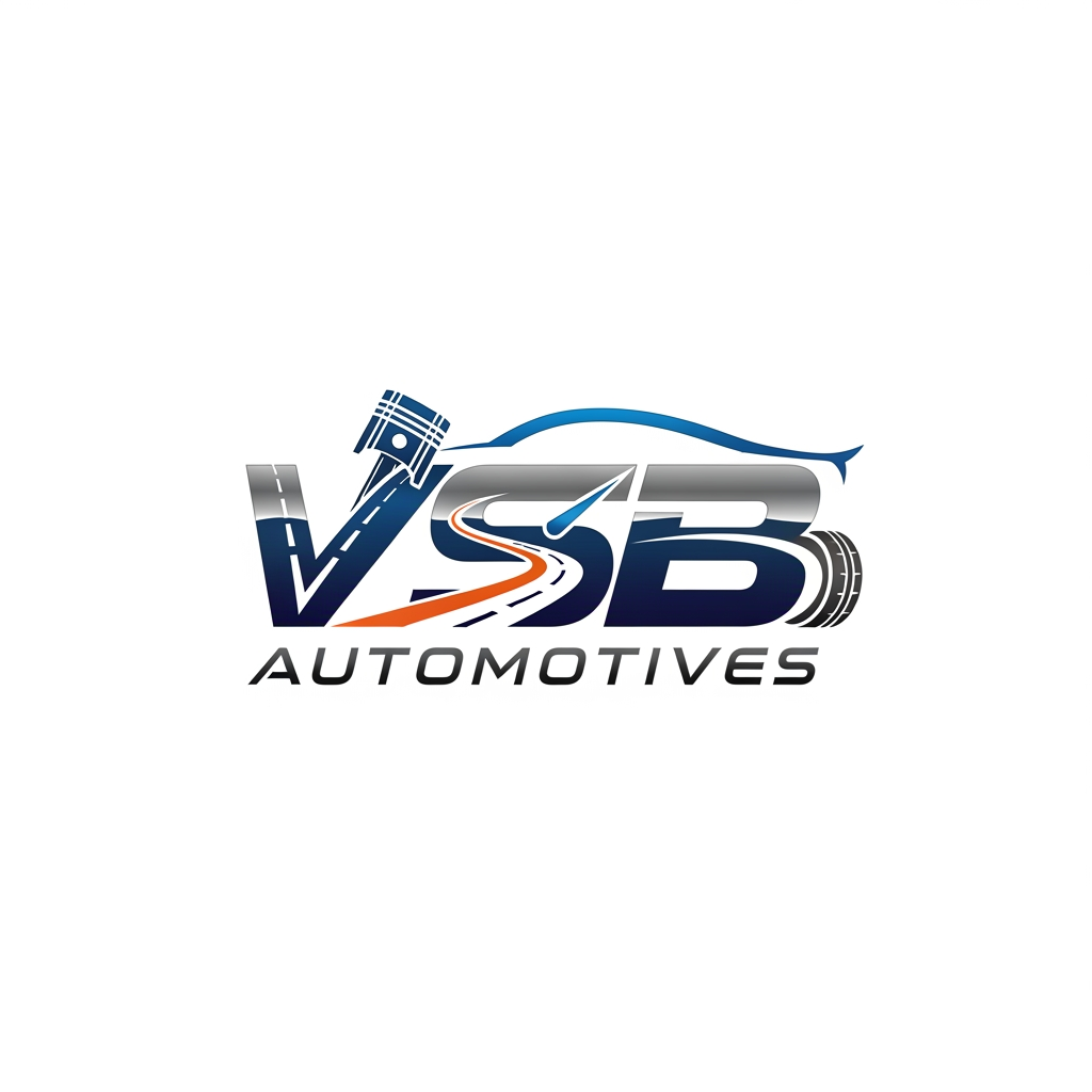 AI Design for i have my automotives business which is known as vsb automotives please provide me ideas for making logo of "VSB automotives"