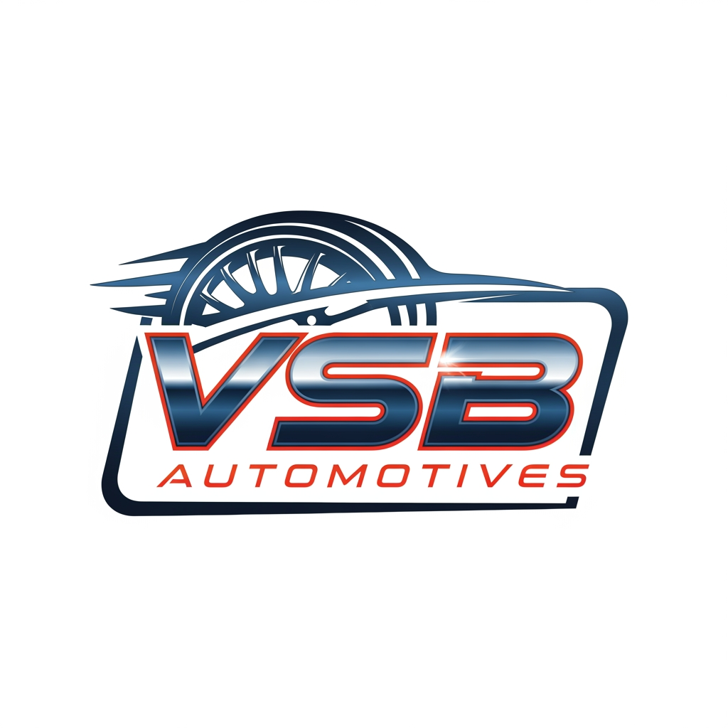 AI Design for i have my automotives business which is known as vsb automotives please provide me ideas for making logo of "VSB automotives"