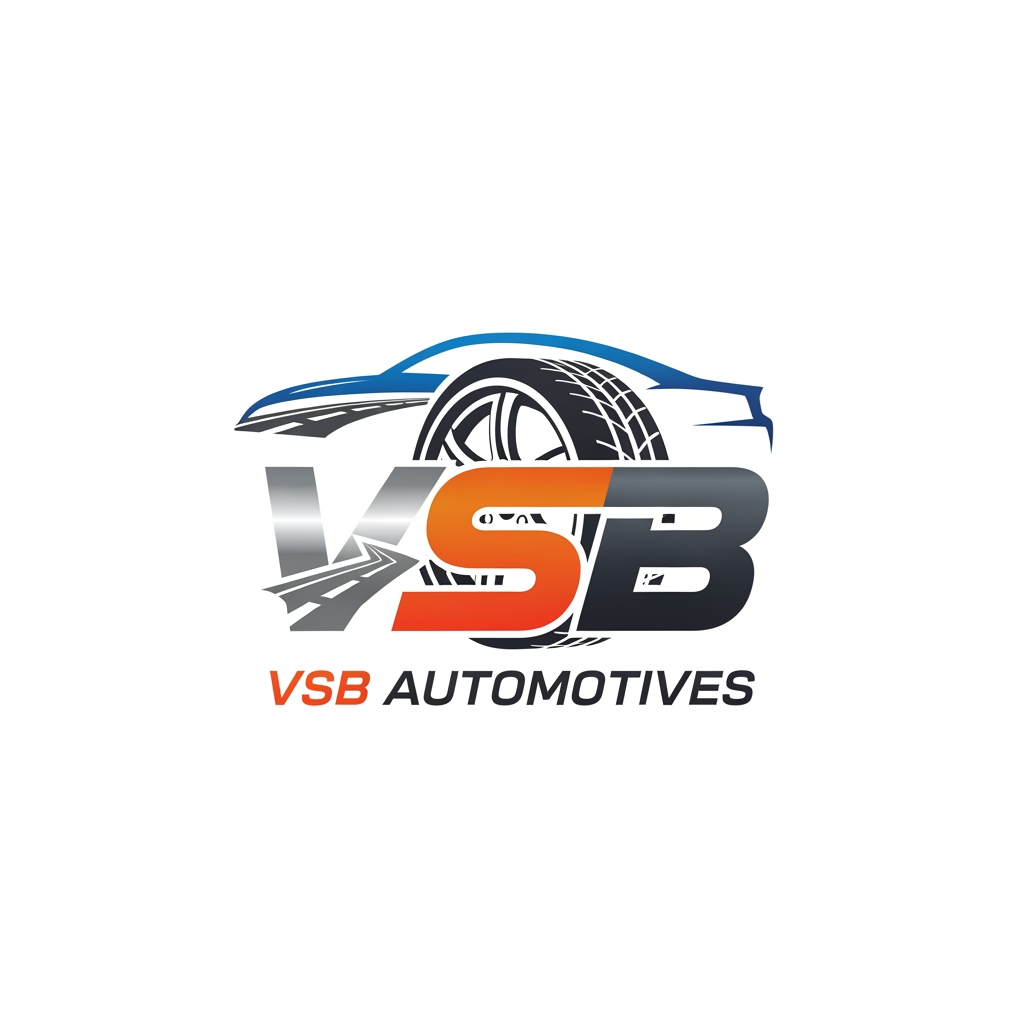 AI Design for i have my automotives business which is known as vsb automotives please provide me ideas for making logo of "VSB automotives"