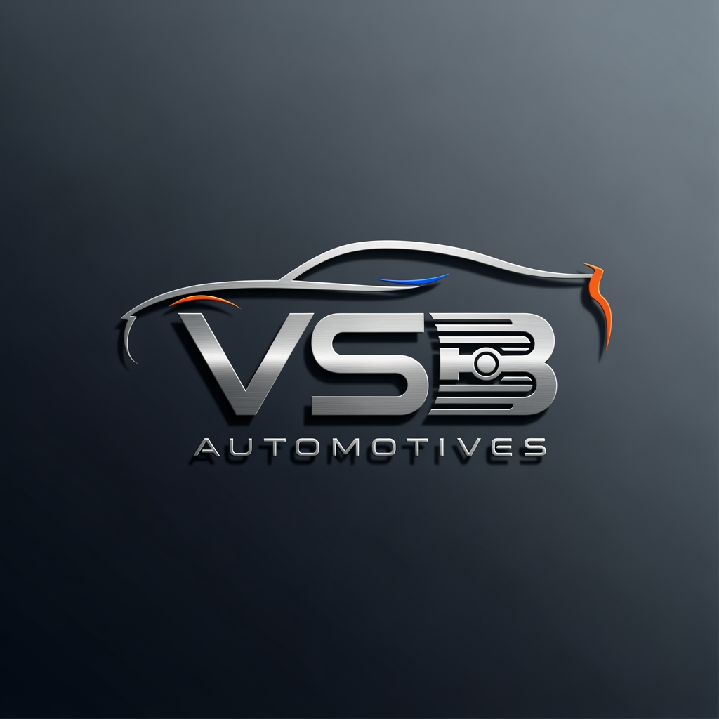 AI Design for i have my automotives business which is known as vsb automotives please provide me ideas for making logo of "VSB automotives"