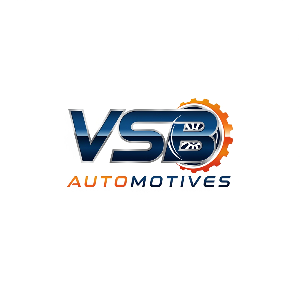 AI Design for i have my automotives business which is known as vsb automotives please provide me ideas for making logo of "VSB automotives"