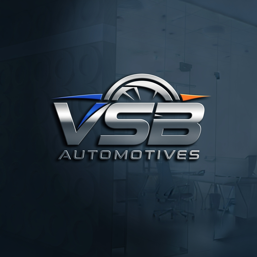 AI Design for i have my automotives business which is known as vsb automotives please provide me ideas for making logo of "VSB automotives"