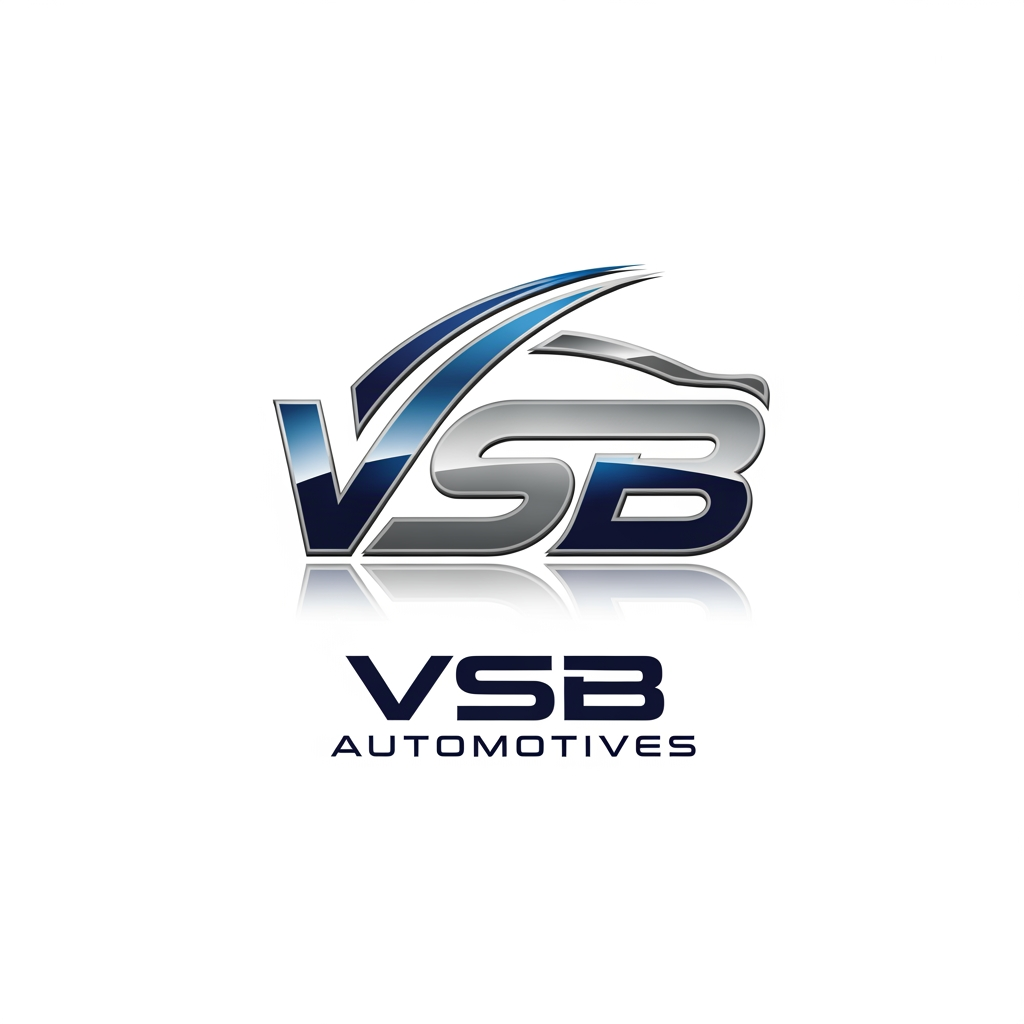AI Design for i have my automotives business which is known as vsb automotives please provide me ideas for making logo of "VSB automotives"