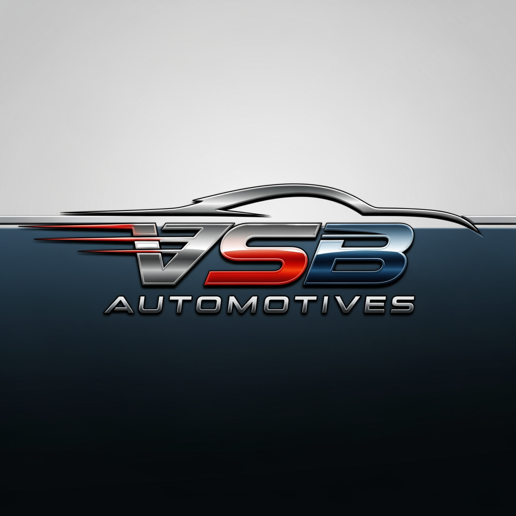 AI Design for i have my automotives business which is known as vsb automotives please provide me ideas for making logo of "VSB automotives"