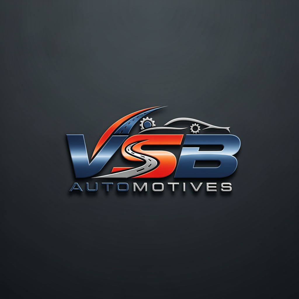 AI Design for i have my automotives business which is known as vsb automotives please provide me ideas for making logo of "VSB automotives"