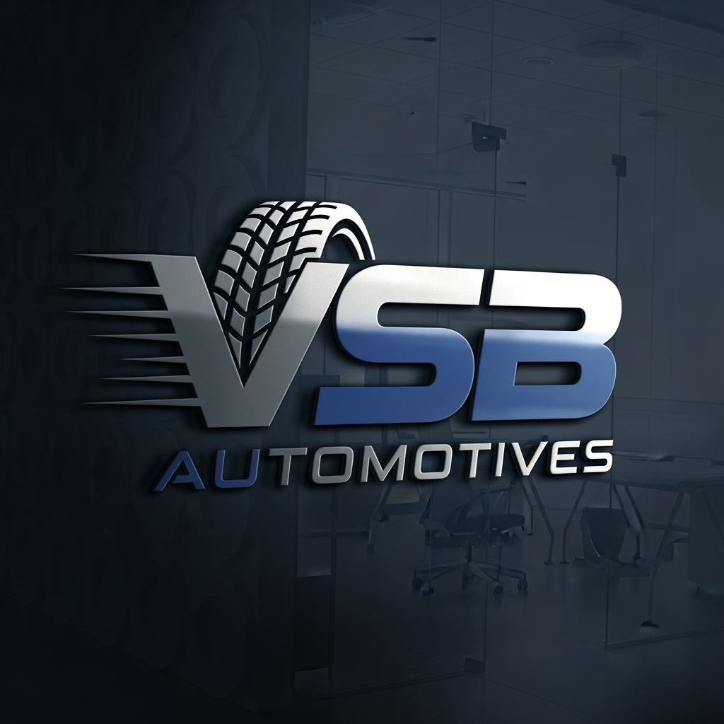 AI Design for i have my automotives business which is known as vsb automotives please provide me ideas for making logo of "VSB automotives"