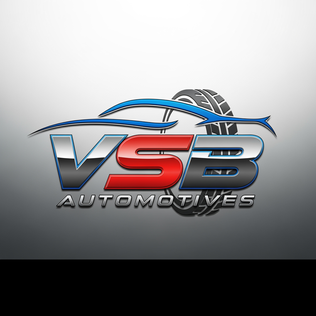 AI Design for i have my automotives business which is known as vsb automotives please provide me ideas for making logo of "VSB automotives"