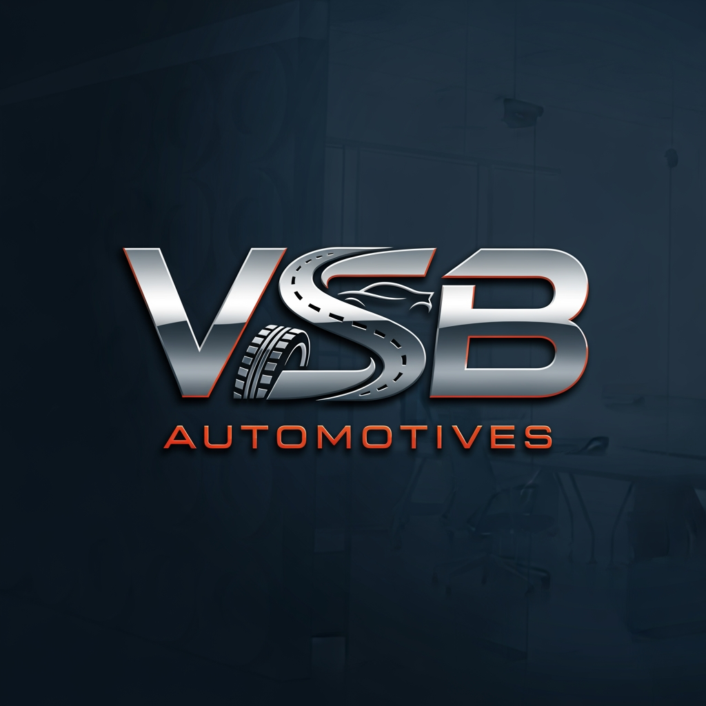 AI Design for i have my automotives business which is known as vsb automotives please provide me ideas for making logo of "VSB automotives"