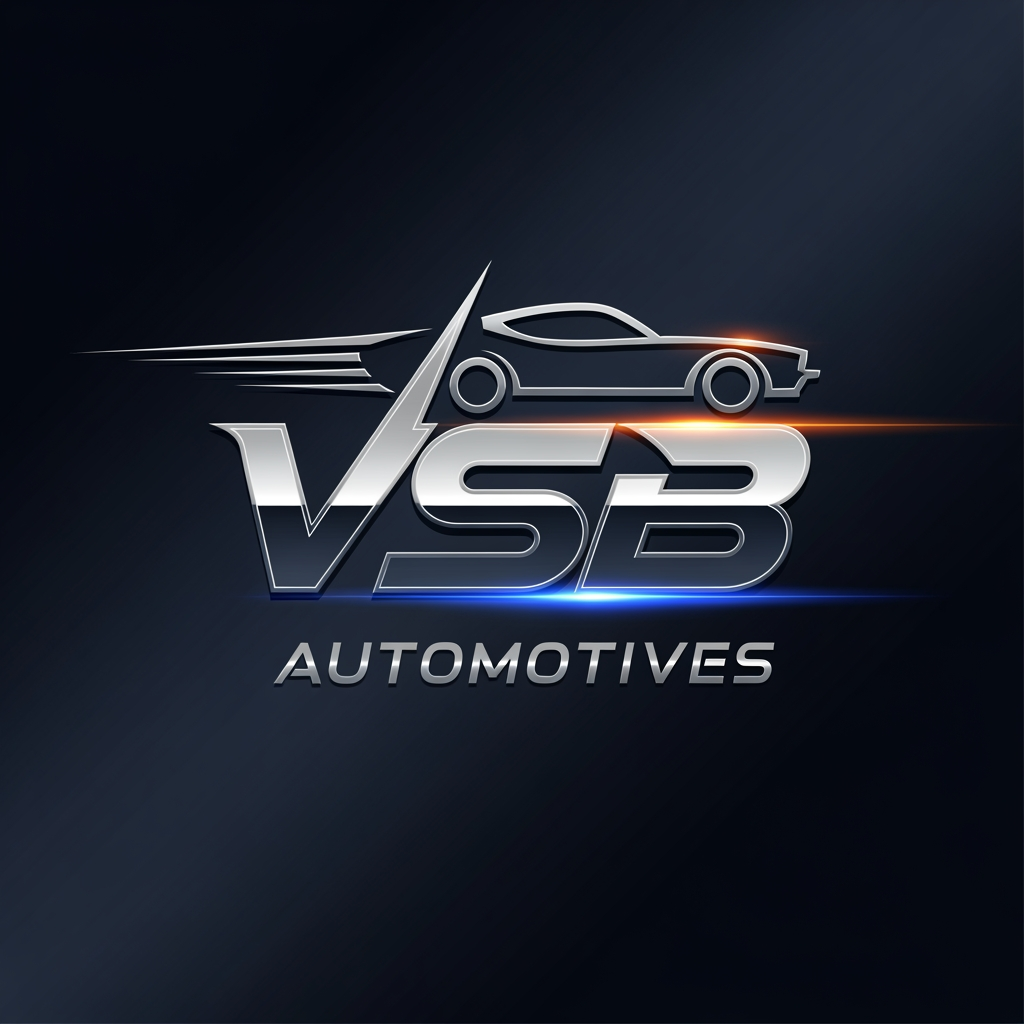 AI Design for i have my automotives business which is known as vsb automotives please provide me ideas for making logo of "VSB automotives"
