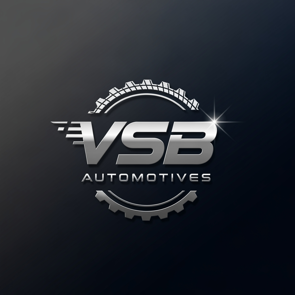 AI Design for i have my automotives business which is known as vsb automotives please provide me ideas for making logo of "VSB automotives"