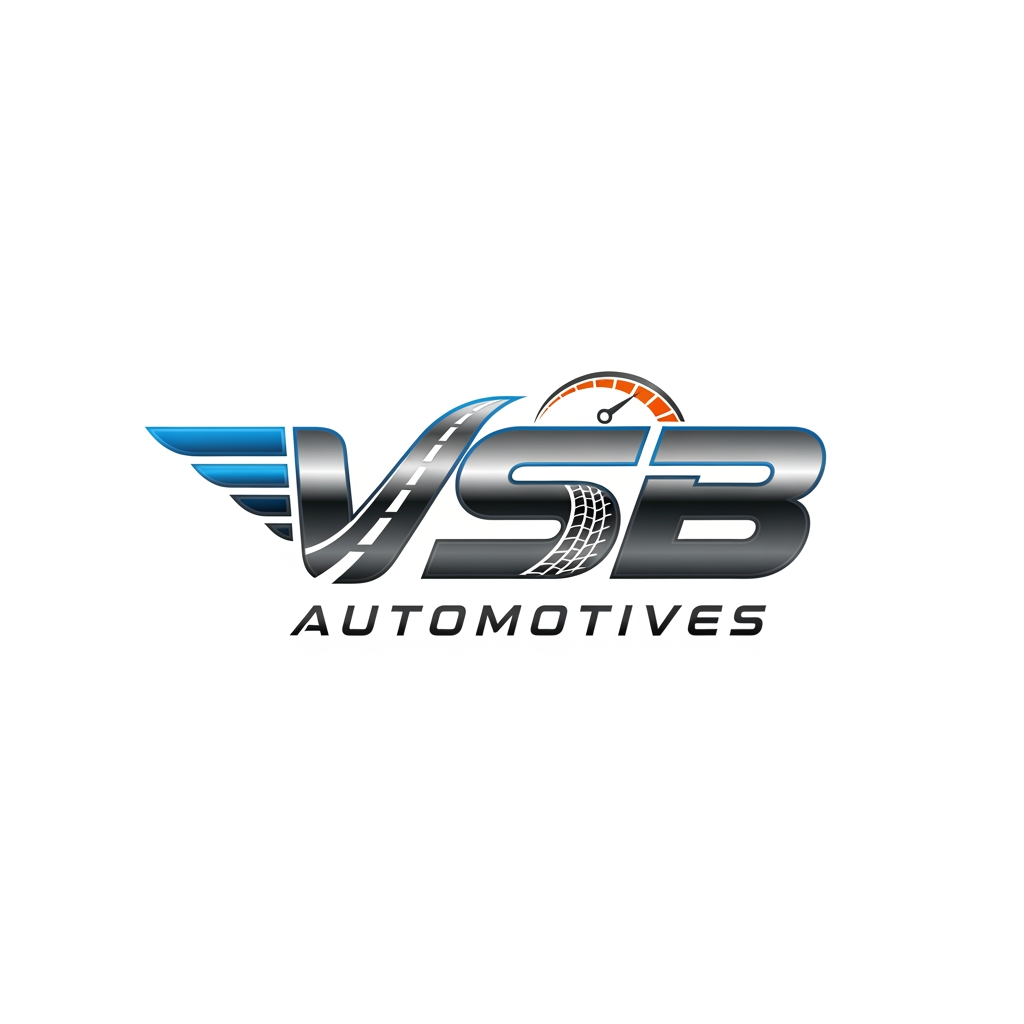 AI Design for i have my automotives business which is known as vsb automotives please provide me ideas for making logo of "VSB automotives"