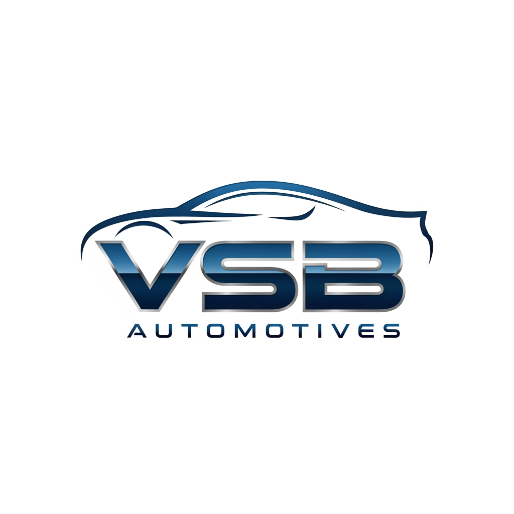 AI Design for i have my automotives business which is known as vsb automotives please provide me ideas for making logo of "VSB automotives"
