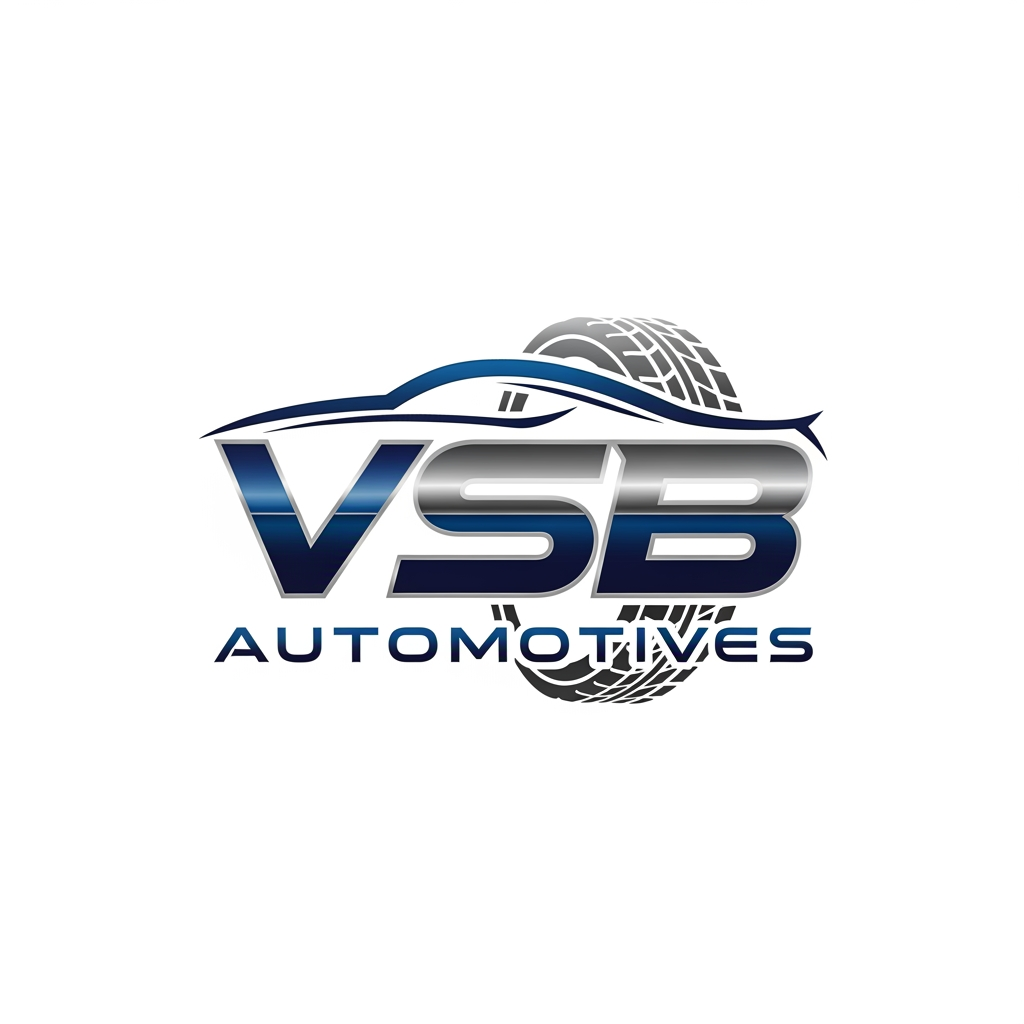 AI Design for i have my automotives business which is known as vsb automotives please provide me ideas for making logo of "VSB automotives"