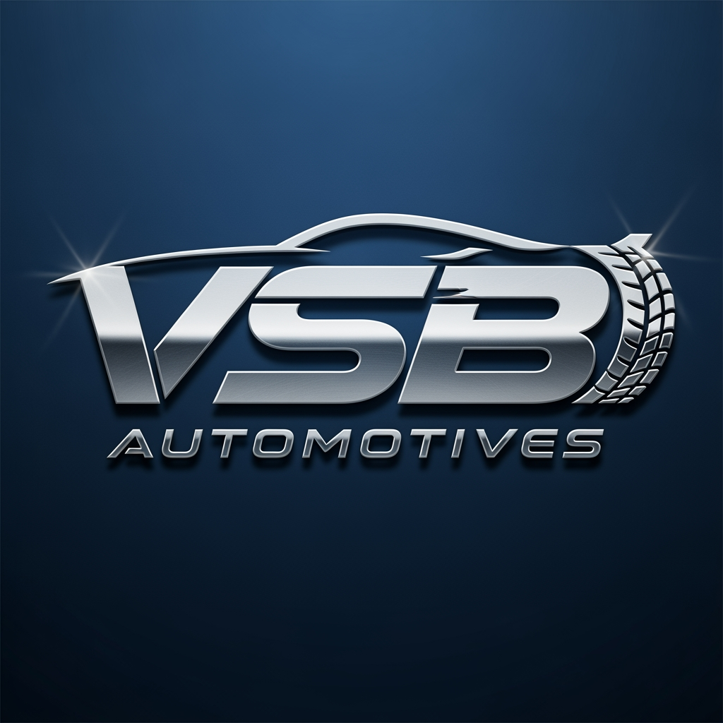 AI Design for i have my automotives business which is known as vsb automotives please provide me ideas for making logo of "VSB automotives"