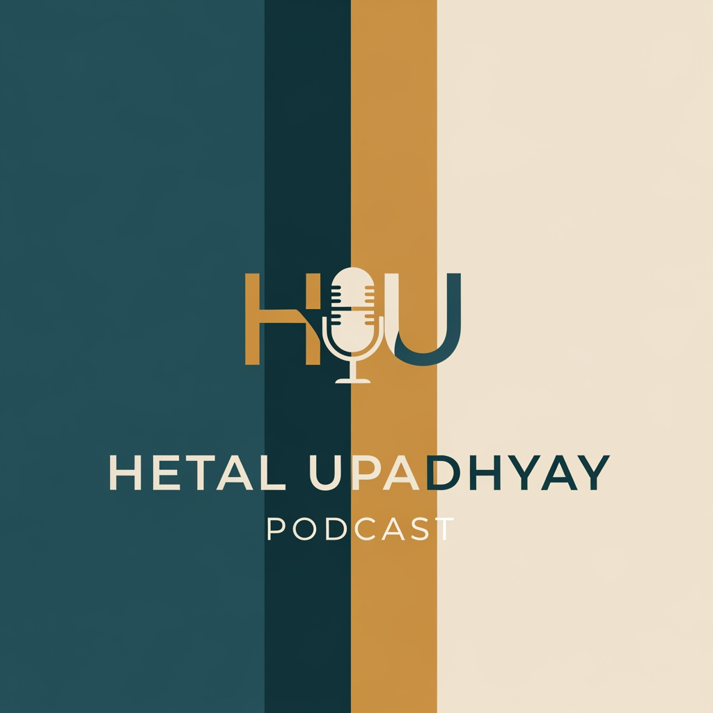 AI Design for I want to create a logo for my friend (Hetal Upadhyay ) A new Poscast Channel on social media.