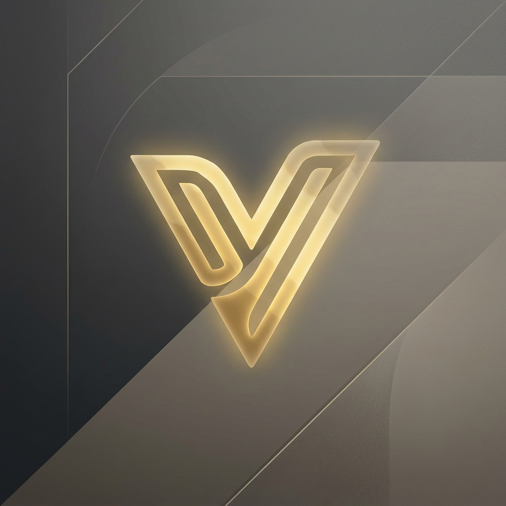 AI Design for A minimalist, high-quality isolated version of {{asset:123}} featuring only the core graphic element, with all text removed. The logo is rendered with a subtle soft-focus glow and semi-transparent edges to seamlessly blend into a neutral, sophisticated app interface background, utilizing clean geometry and smooth gradients.