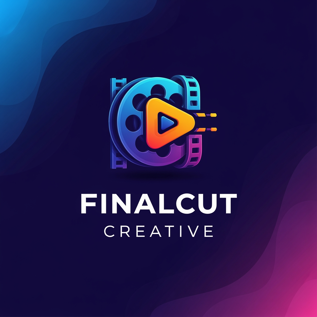 AI Design for my brand name is finalcut creative my brand doing digital marketing