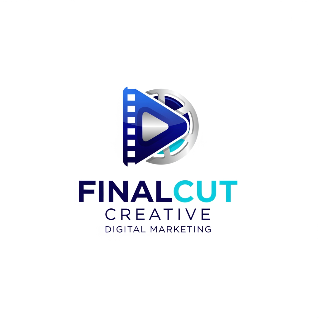 AI Design for my brand name is finalcut creative my brand doing digital marketing