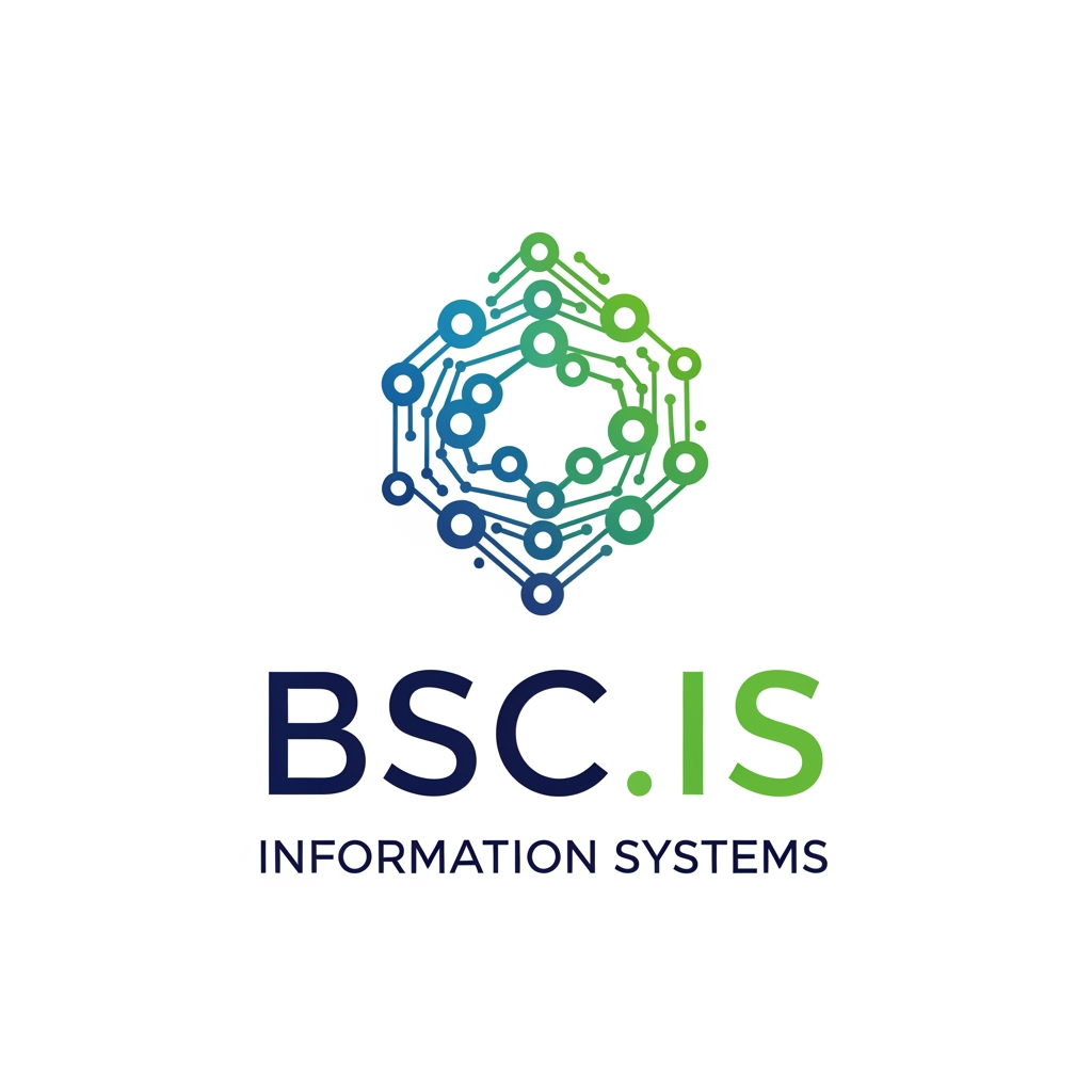 AI Design for create a logo for a BSC.IS degree
