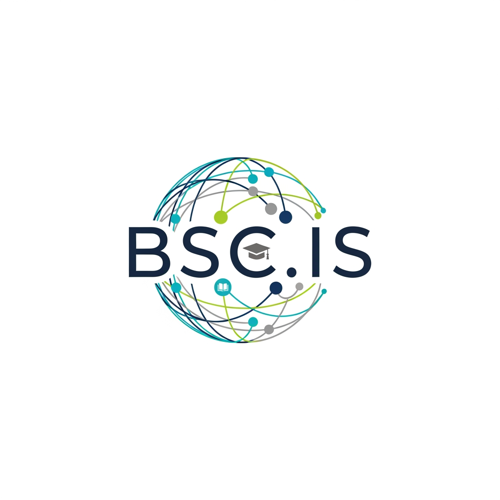 AI Design for create a logo for a BSC.IS degree