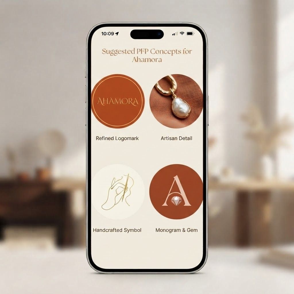 AI Design for ideas for our profile picture on instagram for the brand