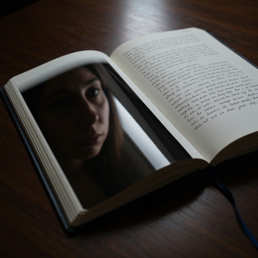 AI Design for show me how will reflect on a journal