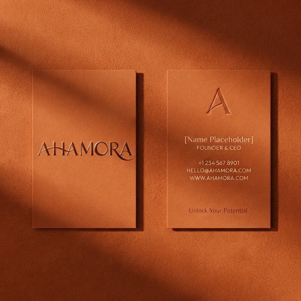 AI Design for business card front and bacl