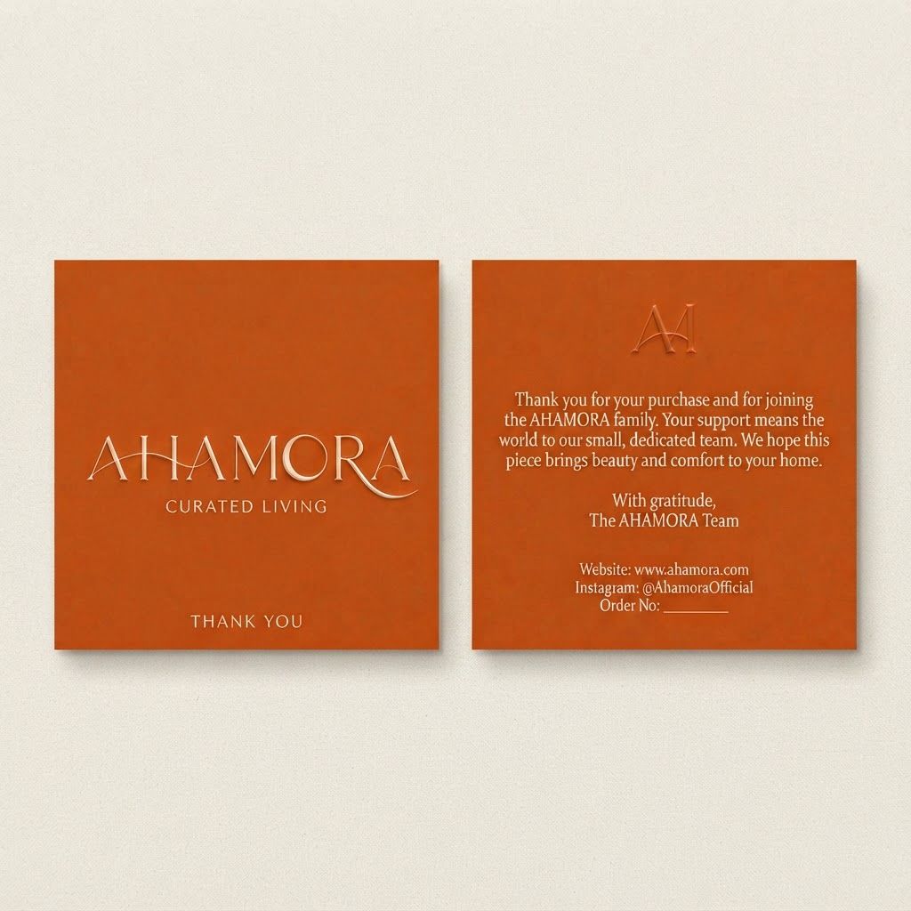 AI Design for make a thankyou card for our business. front and back. elegant and simple sober style