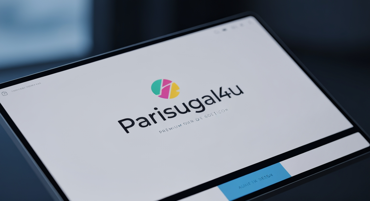 AI Design for Client presentation mockup concept for i want to make a logo for our buisness
the name is parisugal4u. Polished scene showing the design direction applied to a realistic surface, screen, poster, or object, premium agency presentation style, no readable placeholder text.