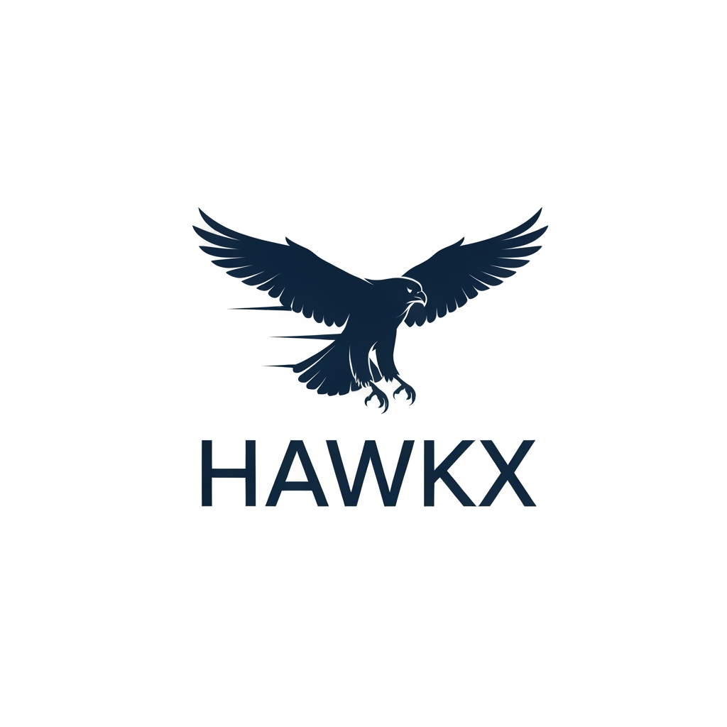 AI Design for I have a tradping platform name Hawkx so can you make a logo for my platform