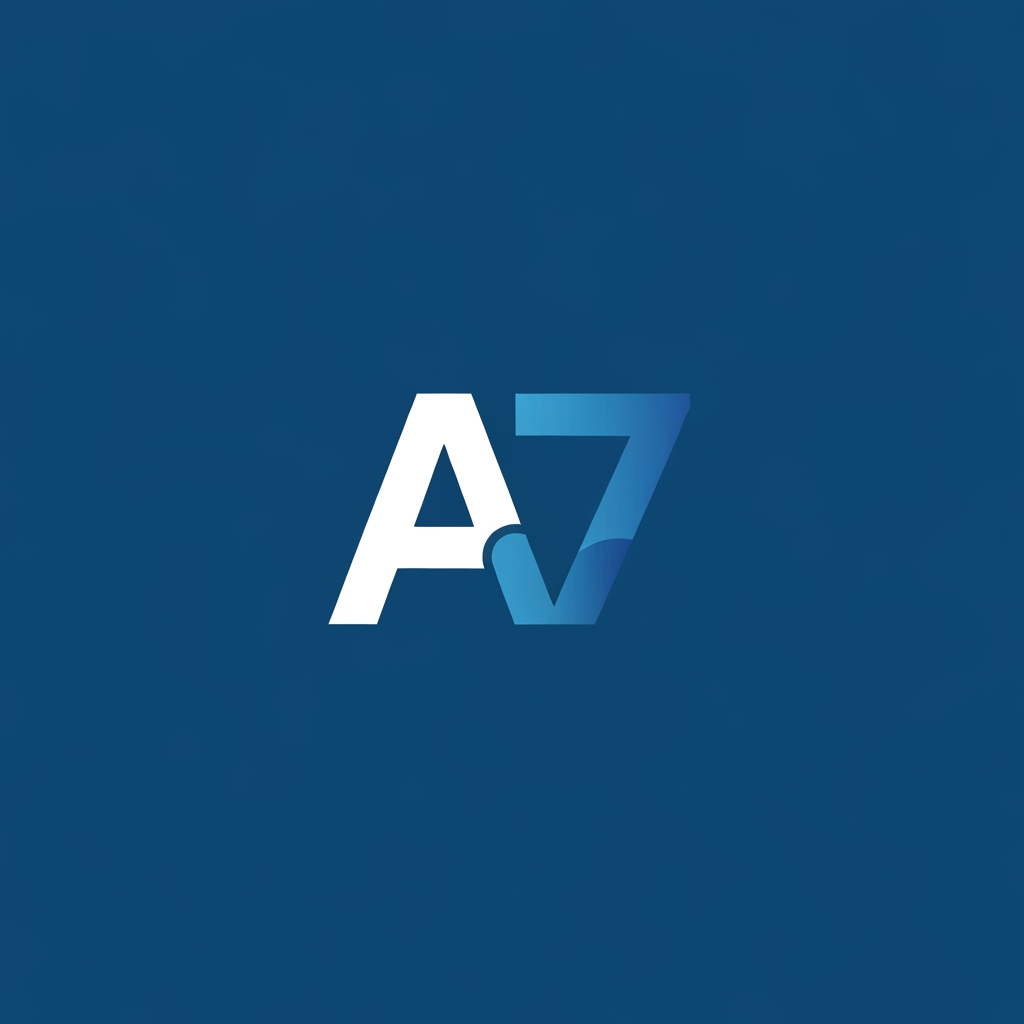 AI Design for make a logo name its A7