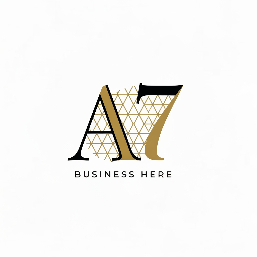 AI Design for make a logo name its A7 make its premium and clasic yo use i in my busniess