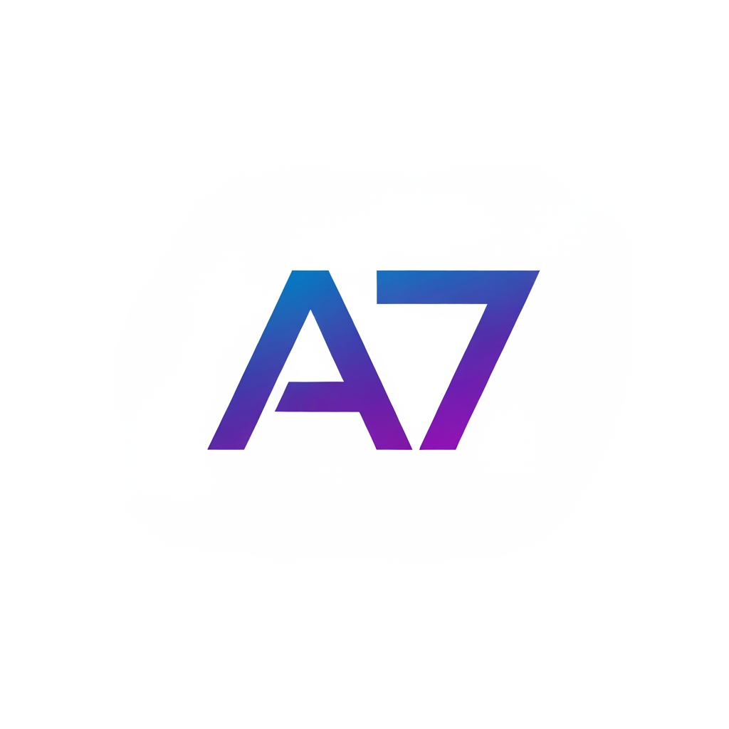 AI Design for make a logo name its A7
