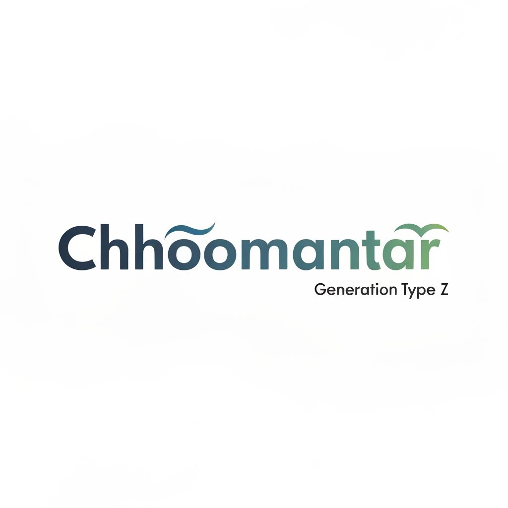 AI Design for make a logo for chhoomantar ,realstic type logo for gen G