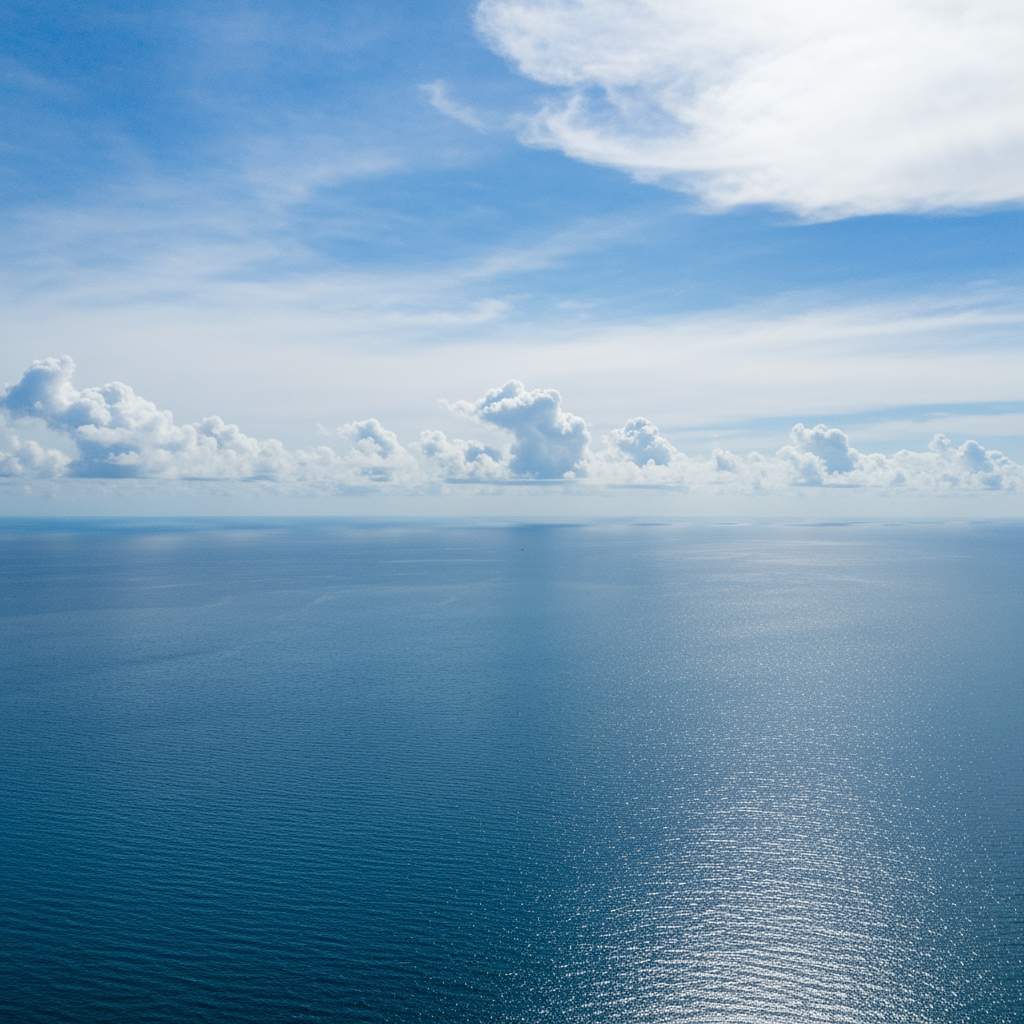 AI Design for add natural sky and ocean