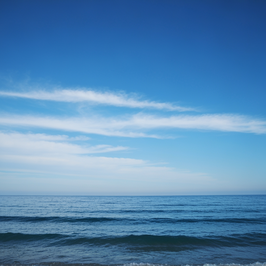 AI Design for add natural sky and ocean