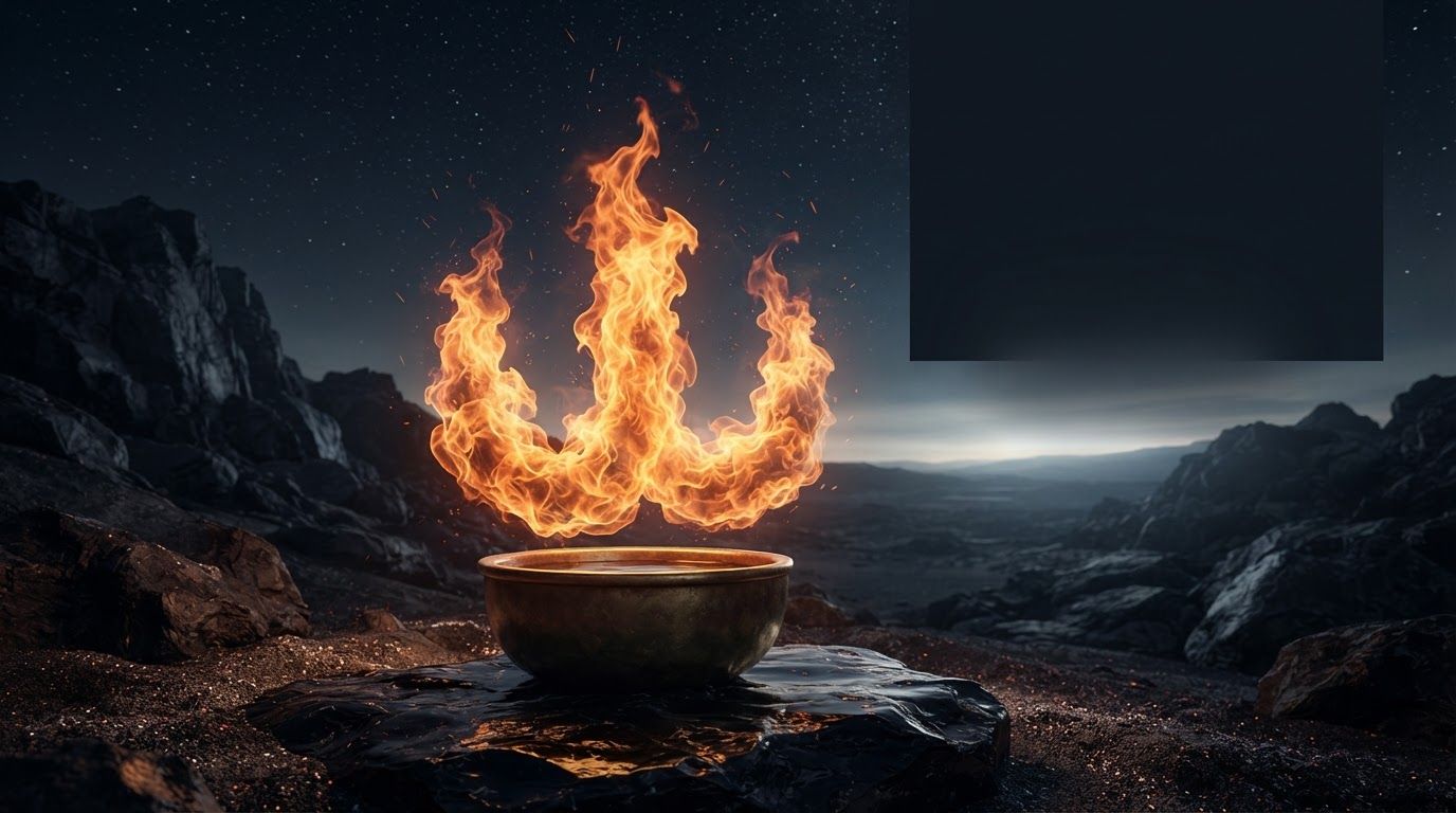 AI Design for Main campaign hero visual for  brand. Cinematic advertising image with a clear subject, memorable visual idea, strong depth and lighting, premium art direction, clean negative space for headline and CTA to be added later, no generated text.

Incorporate the attached brand element reference image (Reference A: brand element "Magnific can you make the fire look like a real fire make t 10638 copy removebg preview") into the composition where natural — preserve the depicted brand element's appearance.