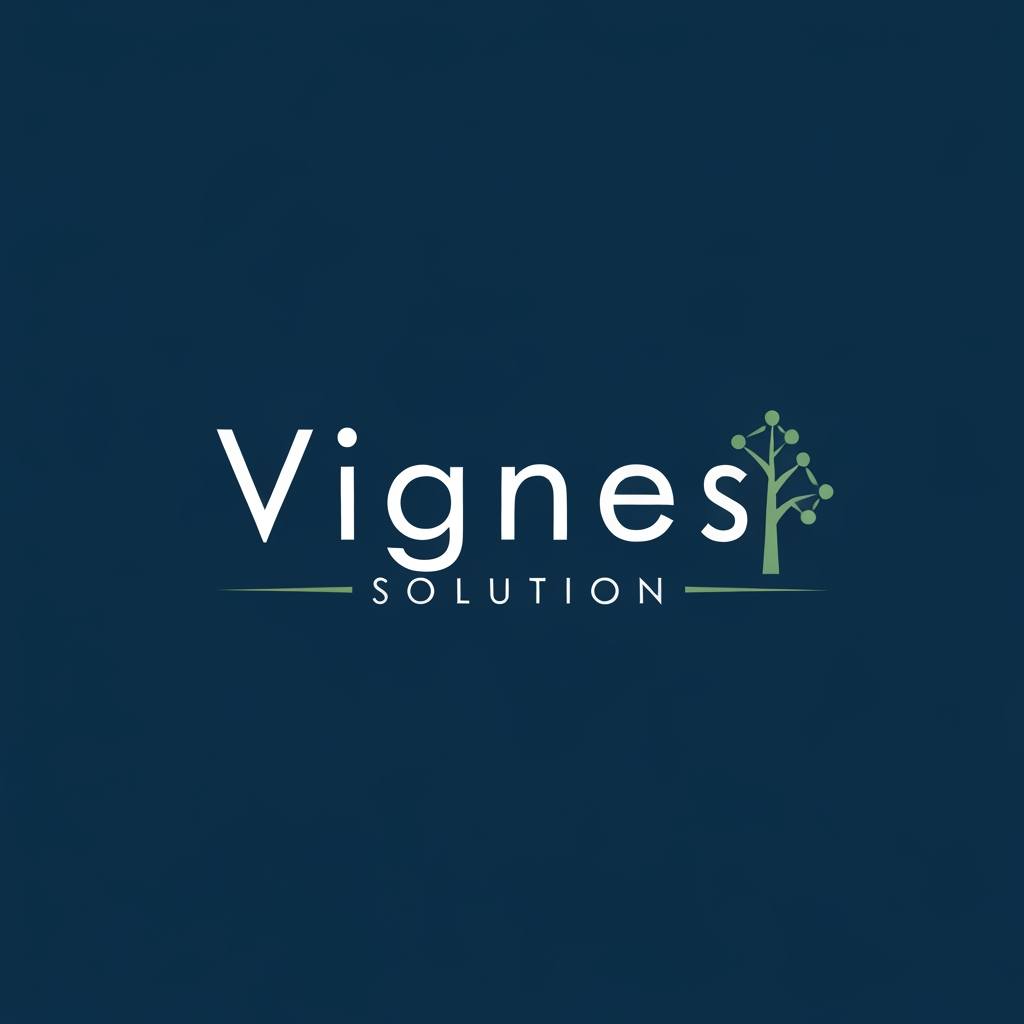 AI Design for i want to create my business logo for vignes solution